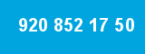 920 852 17 50 920 852 17 50